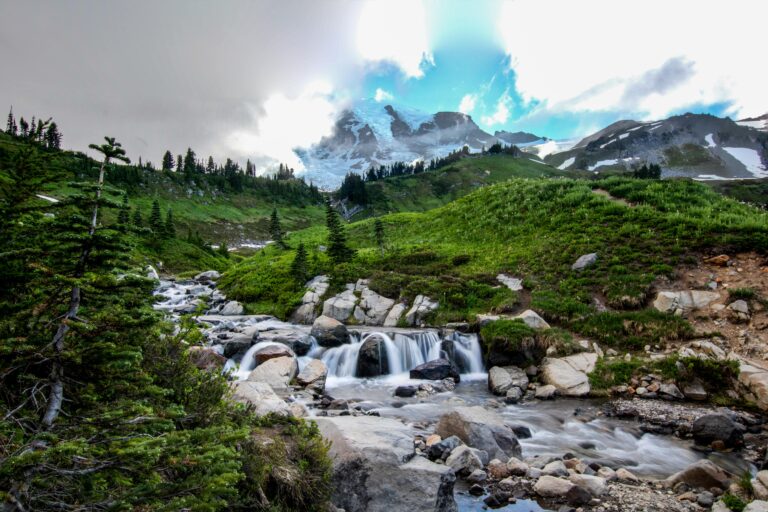 Myrtle Falls, Mount Rainier, Washington